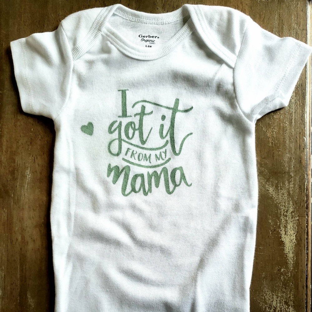 Arrow Rose Handpainted Onesie